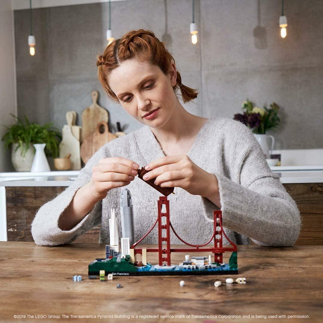 LEGO Architecture Skyline Collection 21043 San Francisco Building Kit Includes Alcatraz Model, Golden Gate Bridge and Other San Francisco Architectural Landmarks (565 Pieces) - BumbleToys - 18+, Architecture, Boys, LEGO, OXE, Pre-Order LEGO Architecture Skyline Collection 21043 San Francisco Building Kit Includes Alcatraz Model, Golden Gate Bridge and Other San Francisco Architectural Landmarks (565 Pieces) - BumbleToys - 18+, Architecture, Boys, LEGO, OXE, Pre-Order